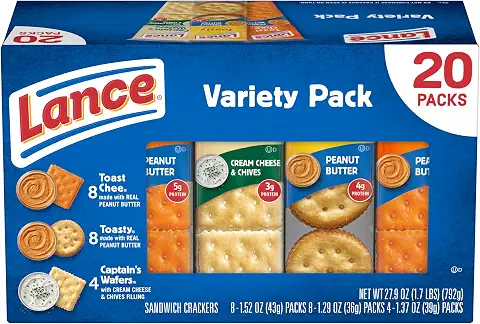 Sandwich Cracker Variety Pack, 20 Ct